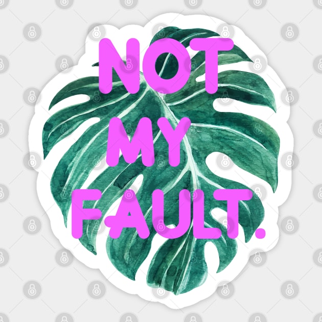 FAULT! Sticker by gasponce